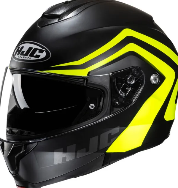 HJC Integraalhelmen|Helmen Met Zonnevizier-C91N Nepo Back/Yeow