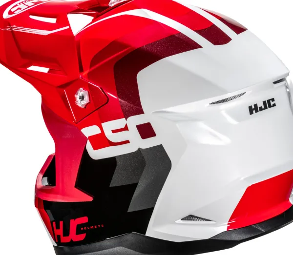 HJC Adventure Helmen|Crosshelmen-C50 Pria Back/Red 123