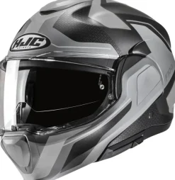 HJC Systeemhelmen|Helmen Met Zonnevizier-F100 Bio Back/Grey 180