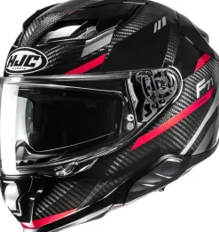 HJC Helmen Met Zonnevizier|Race Helmen-F71 Carbon Eira Back/Red 183