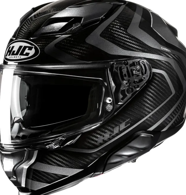 HJC Helmen Met Zonnevizier|Race Helmen-F71 Carbon Nevio Back/Grey 880