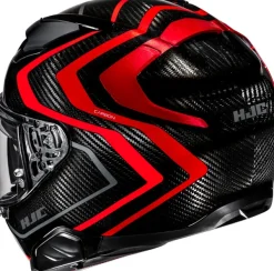 HJC Helmen Met Zonnevizier|Race Helmen-F71 Carbon Nevio Back/Red 830