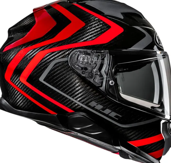 HJC Helmen Met Zonnevizier|Race Helmen-F71 Carbon Nevio Back/Red 830
