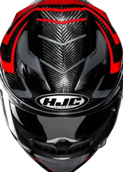 HJC Helmen Met Zonnevizier|Race Helmen-F71 Carbon Nevio Back/Red 830
