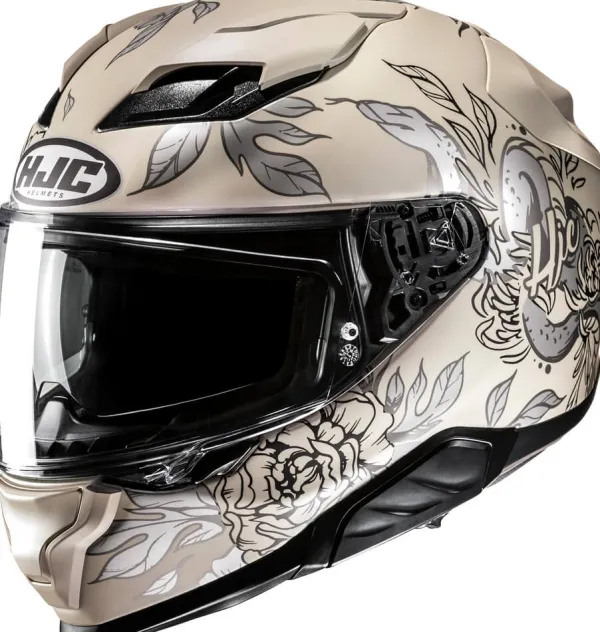HJC Integraalhelmen|Helmen Met Zonnevizier-F71 Eiz Taupe/Grey 781