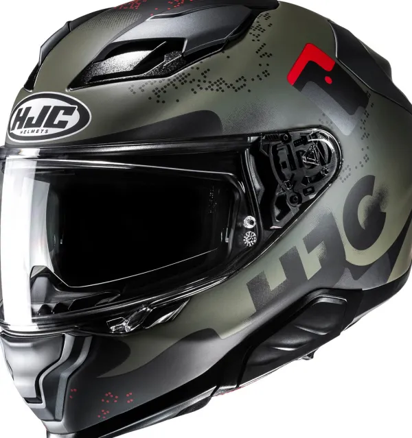 HJC Integraalhelmen|Helmen Met Zonnevizier-F71 Faco Green/Back 413