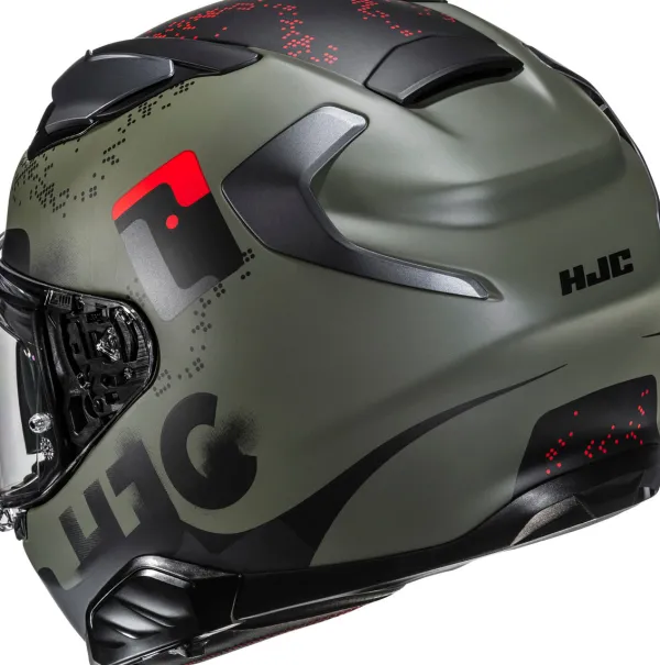 HJC Integraalhelmen|Helmen Met Zonnevizier-F71 Faco Green/Back 413