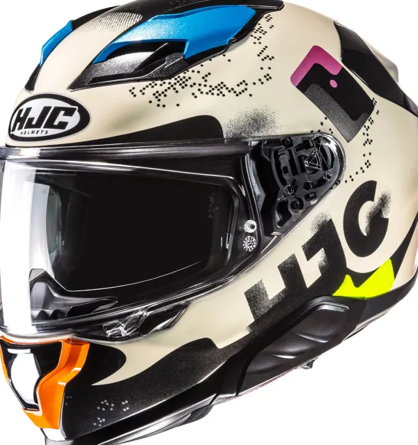 HJC Integraalhelmen|Helmen Met Zonnevizier-F71 Faco White/Back 217