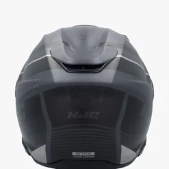 HJC Helmen Met Zonnevizier|Bluetooth Helmen-F31 Naby Back/Grey