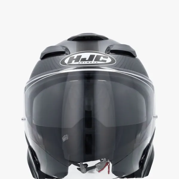 HJC Helmen Met Zonnevizier|Bluetooth Helmen-F31 Naby Back/Grey