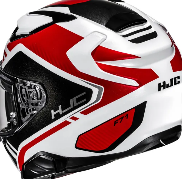 HJC Integraalhelmen|Helmen Met Zonnevizier-F71 Tozz White/Red 231