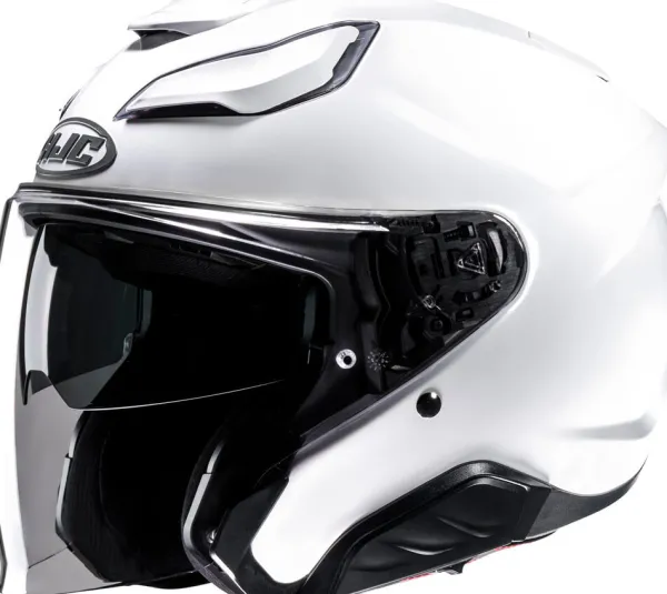 HJC Helmen Met Zonnevizier|Bluetooth Helmen-F31 White