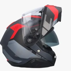 HJC Systeemhelmen|Helmen Met Zonnevizier-i91 Cart Back/Red