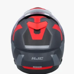 HJC Systeemhelmen|Helmen Met Zonnevizier-i91 Cart Back/Red