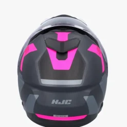 HJC Systeemhelmen|Helmen Met Zonnevizier-i91 Cart Grey/Pink