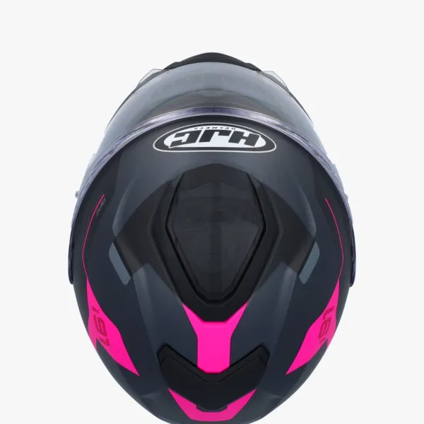 HJC Systeemhelmen|Helmen Met Zonnevizier-i91 Cart Grey/Pink