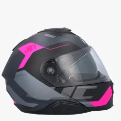 HJC Systeemhelmen|Helmen Met Zonnevizier-i91 Cart Grey/Pink