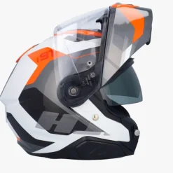 HJC Systeemhelmen|Helmen Met Zonnevizier-i91 Cart White/Orange
