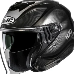 HJC Helmen Met Zonnevizier|Bluetooth Helmen-i31 Depe Back/Grey 180