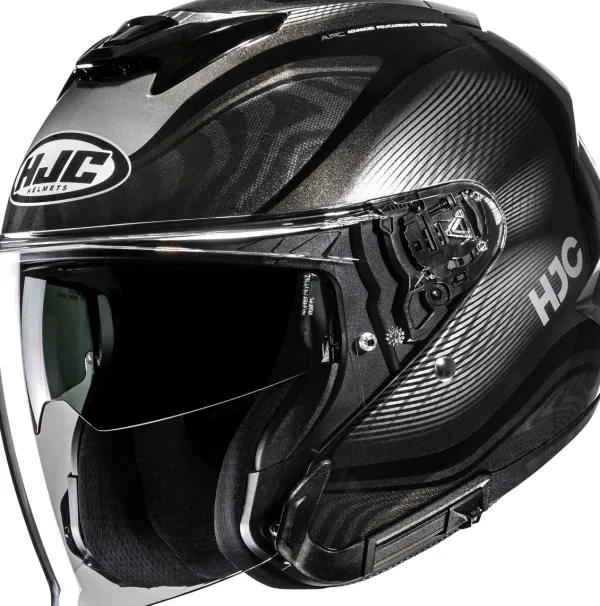 HJC Helmen Met Zonnevizier|Bluetooth Helmen-i31 Depe Back/Grey 180