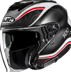 HJC Helmen Met Zonnevizier|Bluetooth Helmen-i31 Depe Back/Red 123