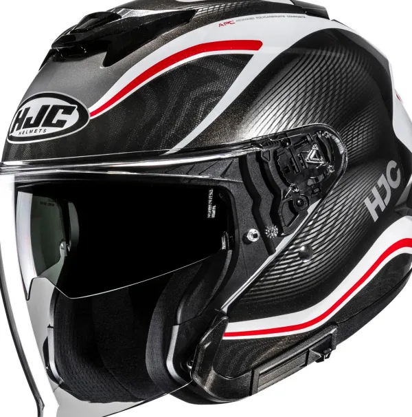HJC Helmen Met Zonnevizier|Bluetooth Helmen-i31 Depe Back/Red 123