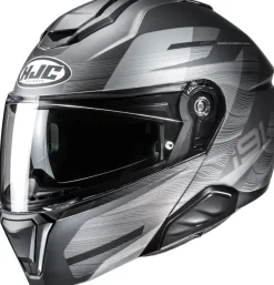 HJC Systeemhelmen|Helmen Met Zonnevizier-i91 Duk Back/Grey 180