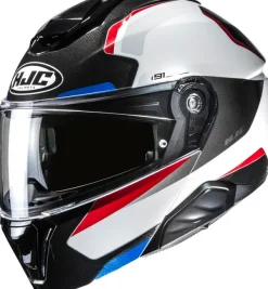 HJC Systeemhelmen|Helmen Met Zonnevizier-i91 Feio White/Red 231