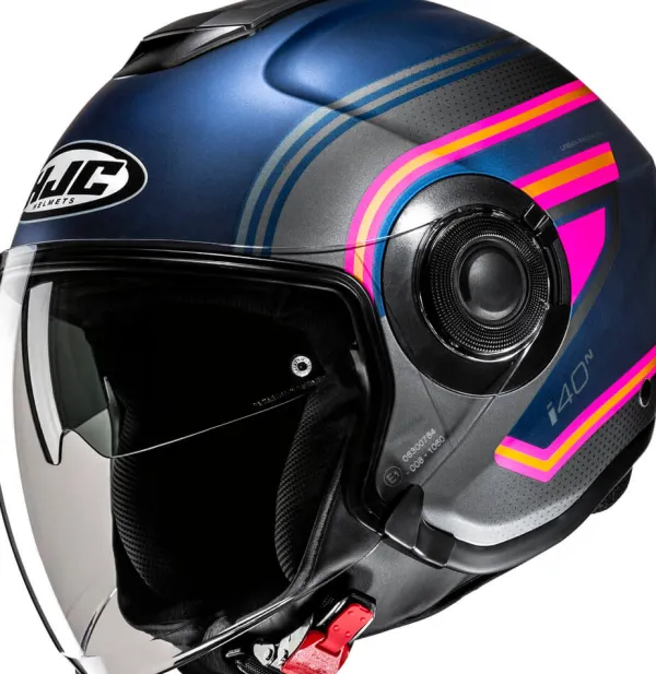 HJC Helmen Met Zonnevizier|Bluetooth Helmen-i40N Linia Purple/Pink 668