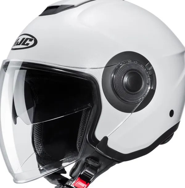 HJC Helmen Met Zonnevizier|Bluetooth Helmen-I40N White