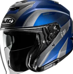 HJC Helmen Met Zonnevizier|Bluetooth Helmen-i31 Reno Bue/Grey 580