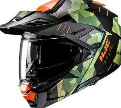 HJC Systeemhelmen|Helmen Met Zonnevizier-i80 Roki Green/Orange 431