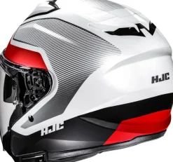 HJC Helmen Met Zonnevizier|Bluetooth Helmen-i31 Tevi White/Red 231