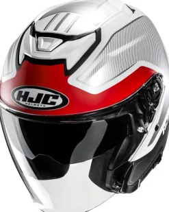 HJC Helmen Met Zonnevizier|Bluetooth Helmen-i31 Tevi White/Red 231