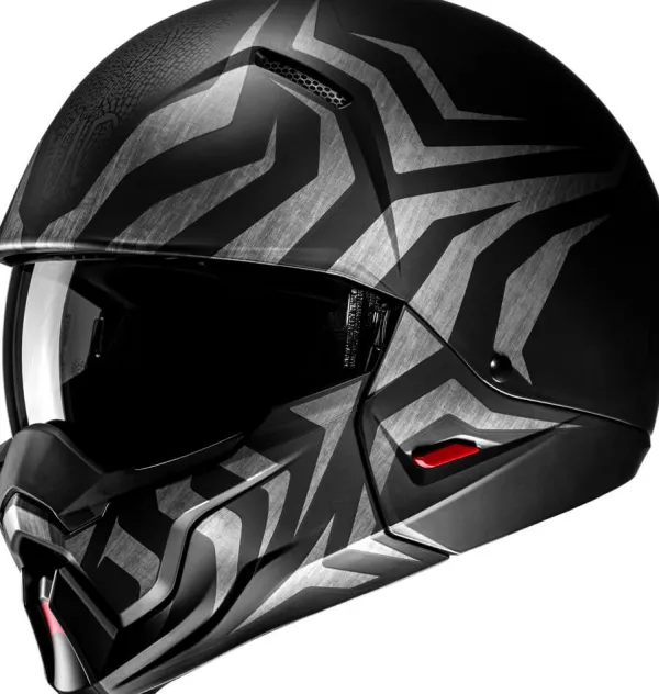 HJC Helmen Met Zonnevizier|Bluetooth Helmen-i20 Thorn Back/Grey 180