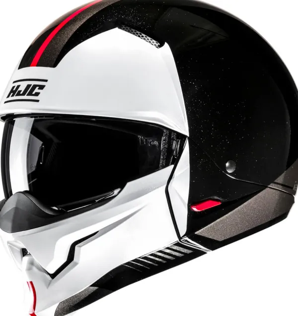HJC Helmen Met Zonnevizier|Bluetooth Helmen-i20 Vena Back/White 123