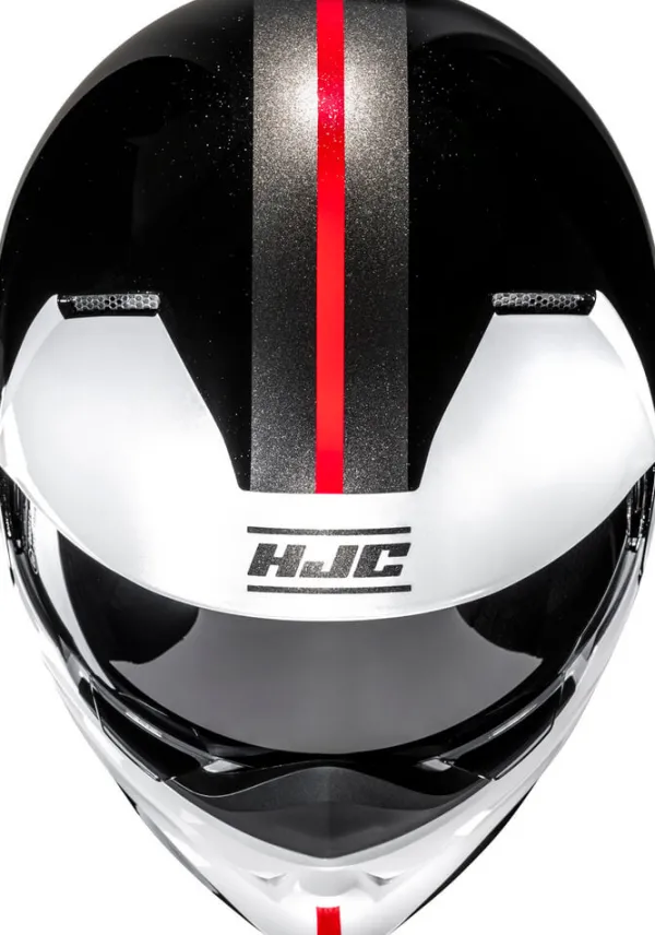 HJC Helmen Met Zonnevizier|Bluetooth Helmen-i20 Vena Back/White 123