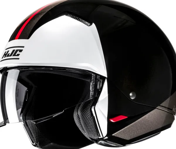 HJC Helmen Met Zonnevizier|Bluetooth Helmen-i20 Vena Back/White 123
