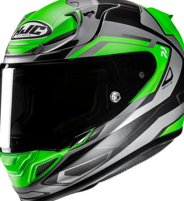 HJC Integraalhelmen|Bluetooth Helmen-RPHA 12 Bre Green/Back 418