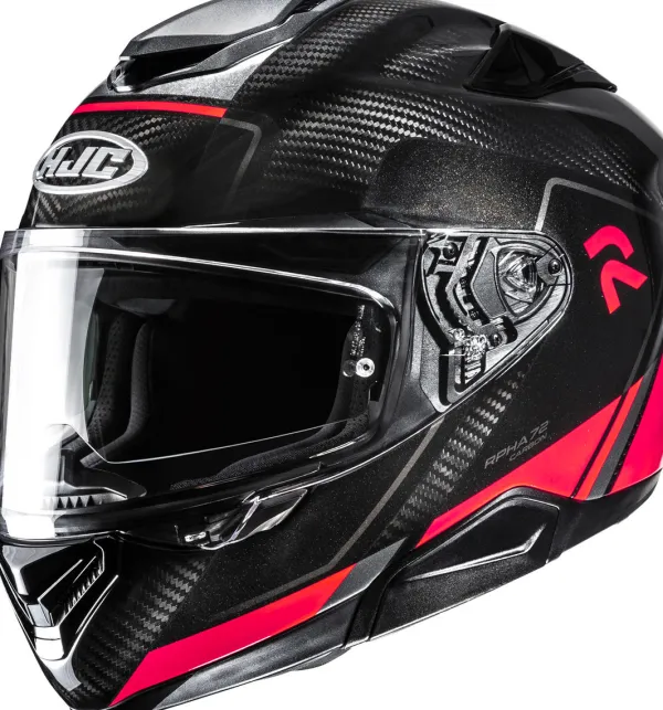 HJC Helmen Met Zonnevizier|Race Helmen-RPHA-72 Carbon Fynex Back/Red 130