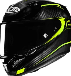 HJC Integraalhelmen|Bluetooth Helmen-RPHA 12 Carbon Kere Back/Yeow 870