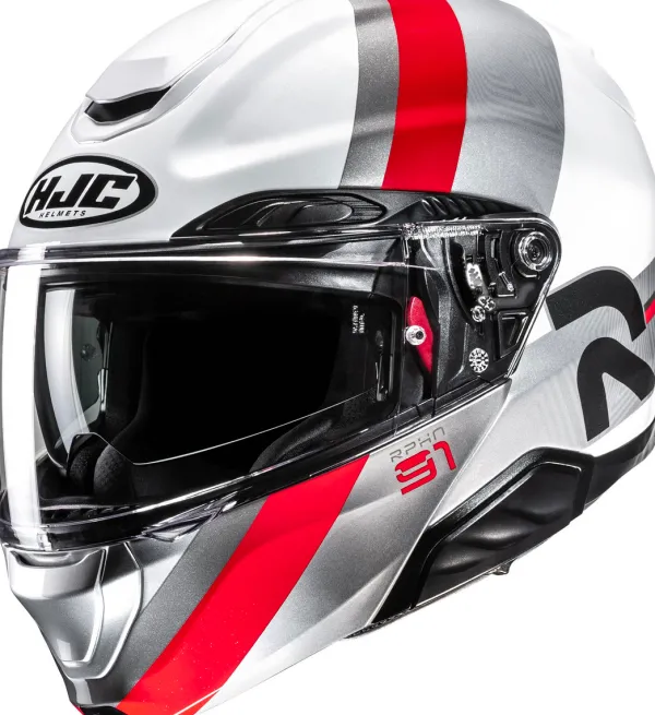 HJC Systeemhelmen|Helmen Met Zonnevizier-RPHA-91 Fenh White/Red 283