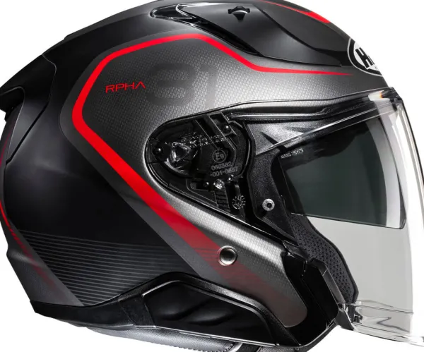 HJC Adventure Helmen|Helmen Met Zonnevizier-RPHA 31 Kouv Back/Red