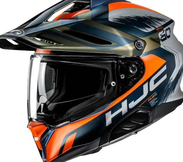 HJC Adventure Helmen|Helmen Met Zonnevizier-RPHA-60 Quid Green/Orange 483