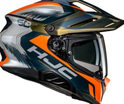 HJC Adventure Helmen|Helmen Met Zonnevizier-RPHA-60 Quid Green/Orange 483