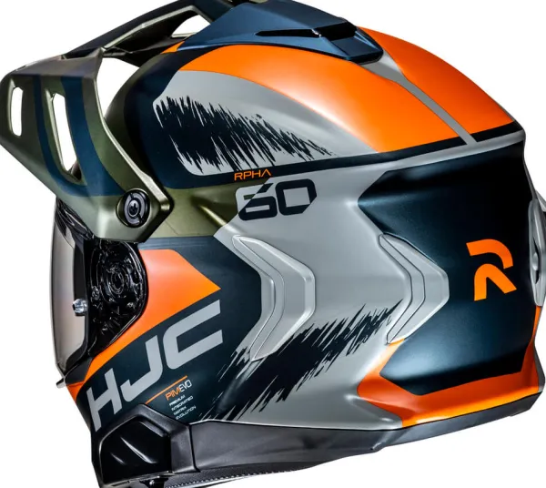HJC Adventure Helmen|Helmen Met Zonnevizier-RPHA-60 Quid Green/Orange 483