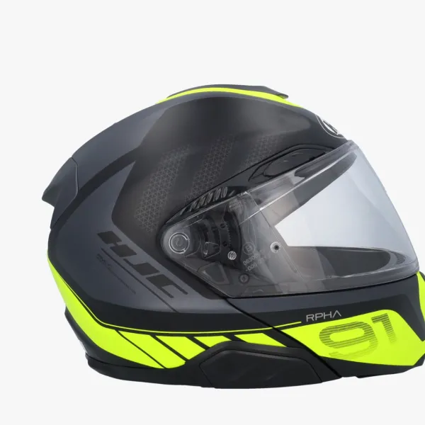 HJC Systeemhelmen|Helmen Met Zonnevizier-RPHA-91 Rafino Back/Yeow 178