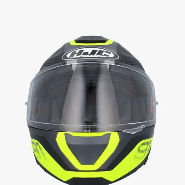 HJC Systeemhelmen|Helmen Met Zonnevizier-RPHA-91 Rafino Back/Yeow 178