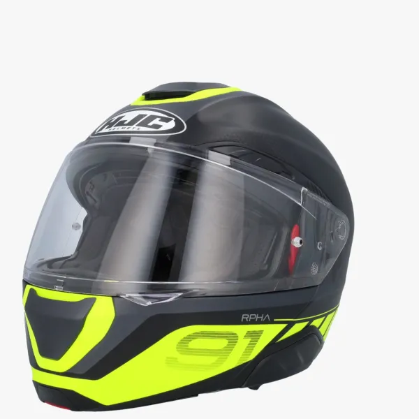 HJC Systeemhelmen|Helmen Met Zonnevizier-RPHA-91 Rafino Back/Yeow 178