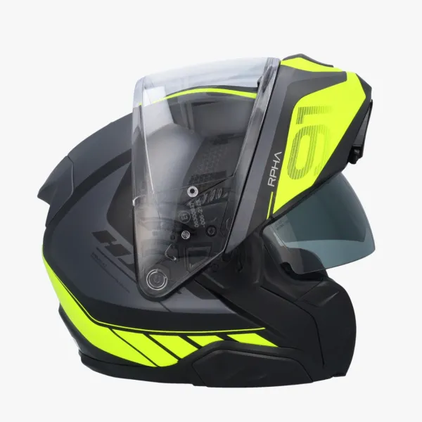 HJC Systeemhelmen|Helmen Met Zonnevizier-RPHA-91 Rafino Back/Yeow 178